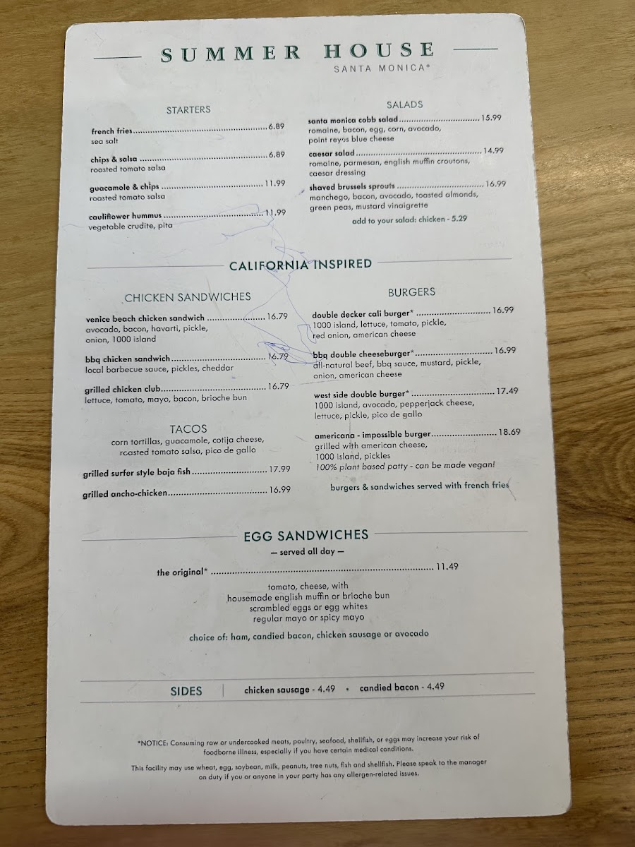 Summer House Santa Monica Menu - Image 5